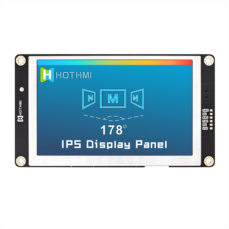 5 индикаторная панель модуля экрана 800x480 UART TFT LCD дюйма умная серийная с интерфейсом TTL