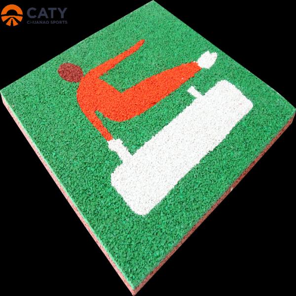 1-3mm Non-Toxic EPDM Rubber Granules for Playgrounds in Kindergartens Parks & Fitness Trails