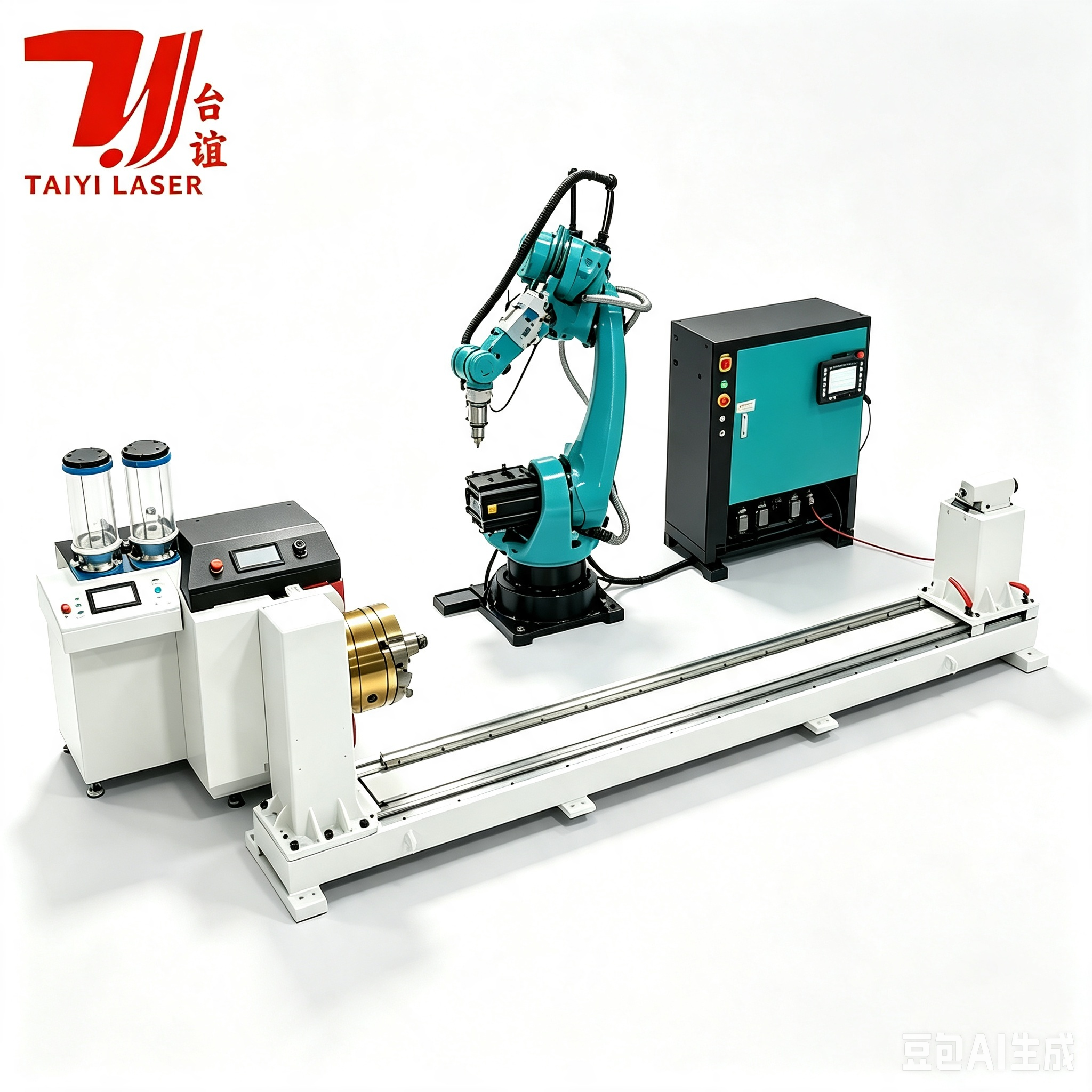 CNC Robot Laser Cladding Machine with Feeding System for Metal Surface Strengthening