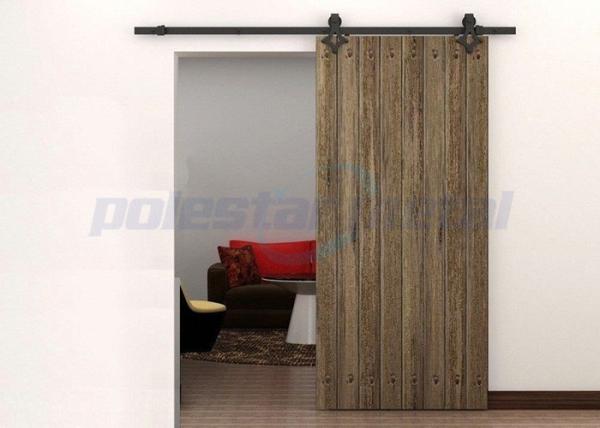 do hardware decorativo da porta de 2000mm celeiro deslizante de madeira de aço inoxidável