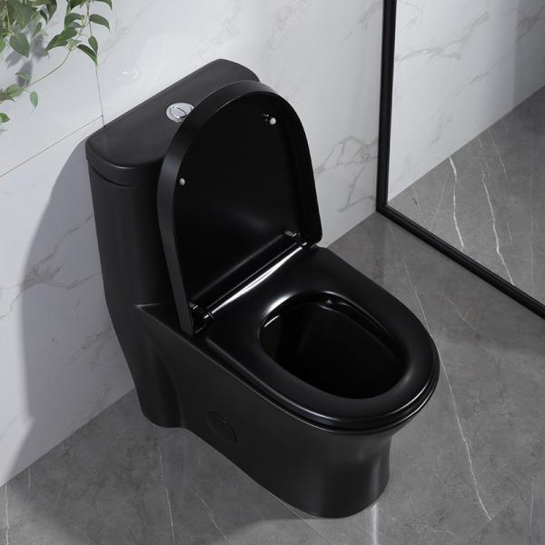 o cUPC Ada Compliant One Piece Toilet prolongou a altura normal da bacia sem aro