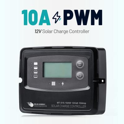 5 étapes IP22 / IP67 Smart PWM régulateur numérique d'énergie solaire pour 190W 12V Max.