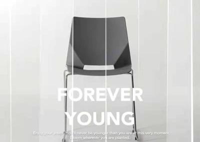 Stackable Office Waiting Room Chairs 45cm Visitor Chair Without Arms