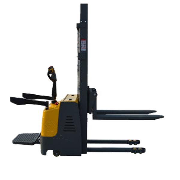 Alloy Steel 2000kg Fully Powered Hydraulic Stacker Electric Pallet Stacker Truck
