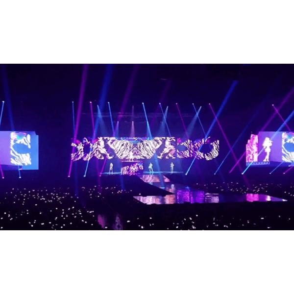 P4.8 Affichage LED locatif de scène 500*1000mm 5000nits IP65 pour concert en plein air