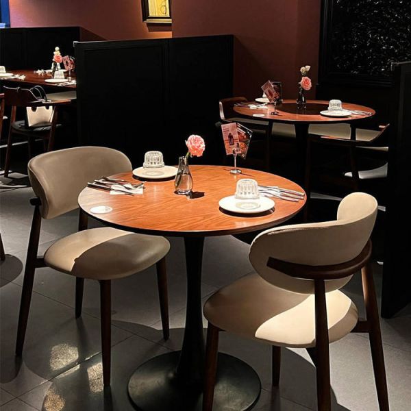 Factory Price Custom Minimalist Dining Set Wholesale Modern Coffee Shop Furniture