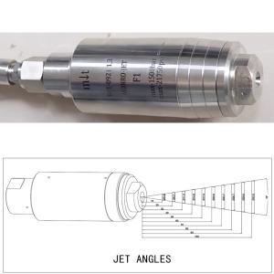 Industrial 1500bar High Pressure Turbo Rotary Nozzle For Surface Heavy Dirt Cleaning