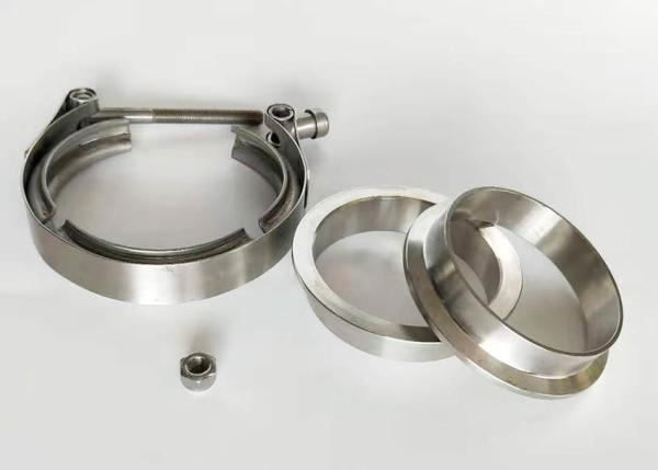1.5 Inch Auto Car Accessories Exhaust V Band Clamp Male Female Flange Without Washer
