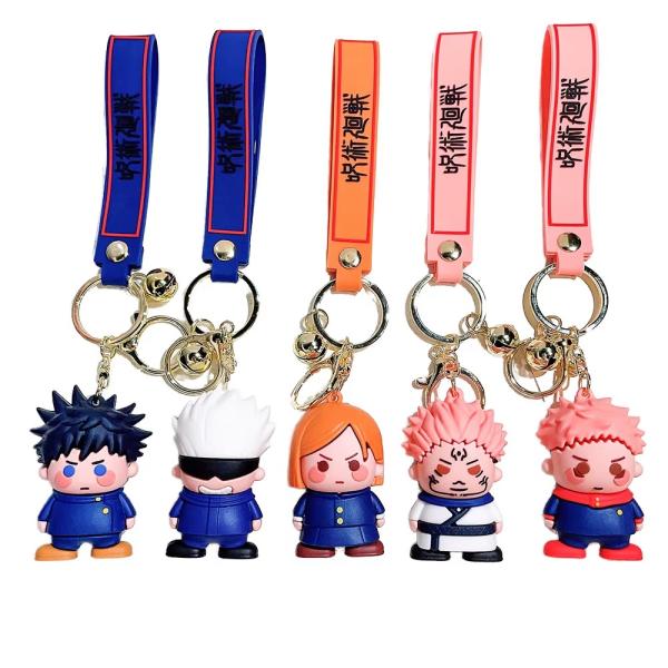 Promotional Business Gift Personalized 2D Keychains Custom 3D Soft PVC Rubber Keychain Plastic Key Chains