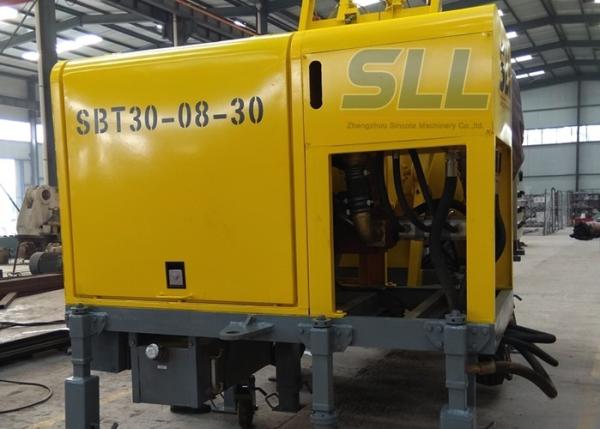 Industrial Concrete Mixer Pump , Diesel Concrete Pump 40 Feet Container