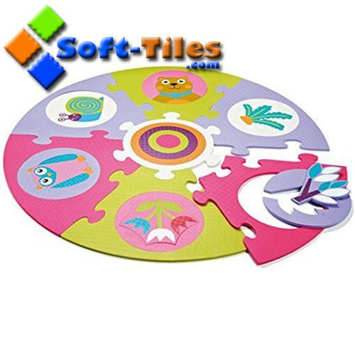 BPA Free 33-38degree Shore C 3/8 Puzzle Foam Mat For Pre Schools