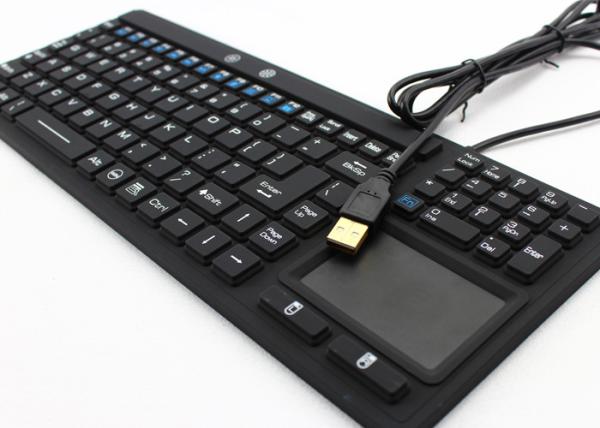 Teclado IP68 de la goma de silicona del contraluz con llaves de funcionamiento del panel táctil F1-F12