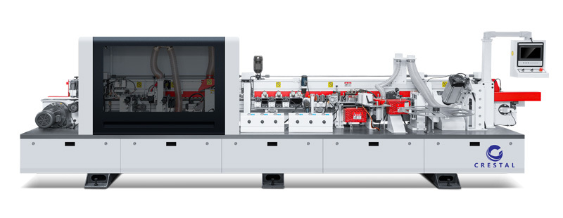 CR-450AS Bevel Edge Bander with 45 Degrees Bevel Edge Saw Milling, 21.9KW Total