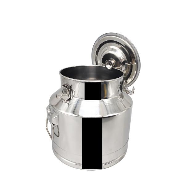 Mirror Polish 20 litre Stainless Steel Milk Can Diary Equipment