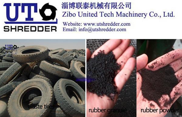 hot sale good  tire crusher / Tire Shredder/ Tyre shredder machine/Tire recycling machine, high efficiency, low noisy