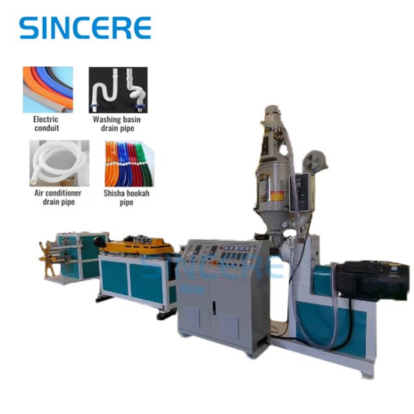 High Capacity PP Single Wall Corrugated Pipe line