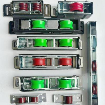 20 mm de hauteur porte et fenêtre en alliage d'aluminium avec roue de porte coulissante de conception moderne