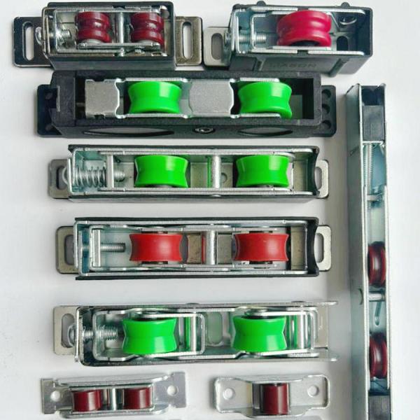 Stainless Steel Sliding Door Bearing UPVC Adjustable Double Door Roller 103g Weight