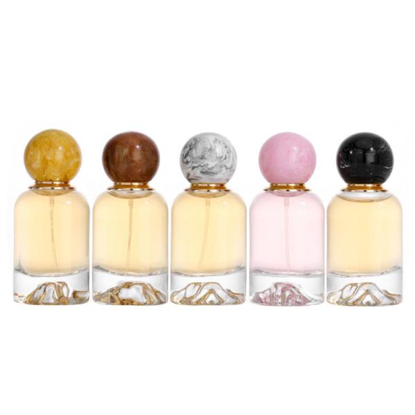 Custom Crystal 30ml 50ml  Glass Perfume Bottles | Luxury Hand-polished Gold-stamped Logo | B2B Wholesale