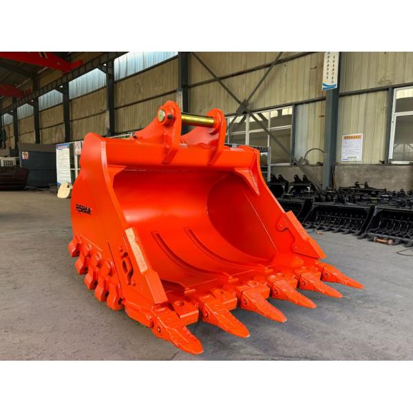 Premium Steel Excavator Rock Bucket Heavy Duty Rock Bucket  Intensive Rock Digging