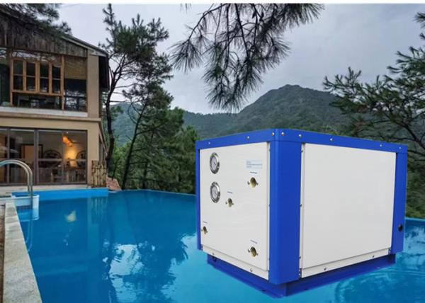 Swimming Pool Heat Pump EVI Unit , Low Temperature Water To Water Ground Heat Pump