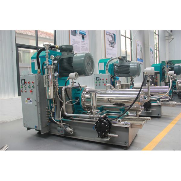 High Flow Horizontal Sand Mill Medium Sized Integrated Double Mechanical Seals