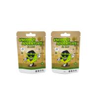 Emballage résistant à l'odorat de qualité alimentaire Fermeture à glissière Cigar Shisha Naswar Entreposage debout Sac à tabac avec votre logo