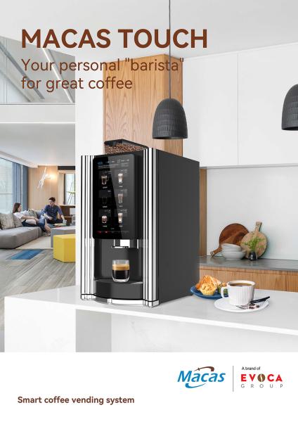 Distributeur automatique de café 220V 2000W avec écran tactile 15,6 pouces