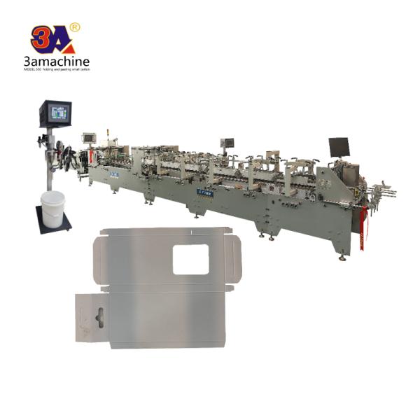 380V Voltage Textiles Folder Gluing Machine for Professional Presentation Folders