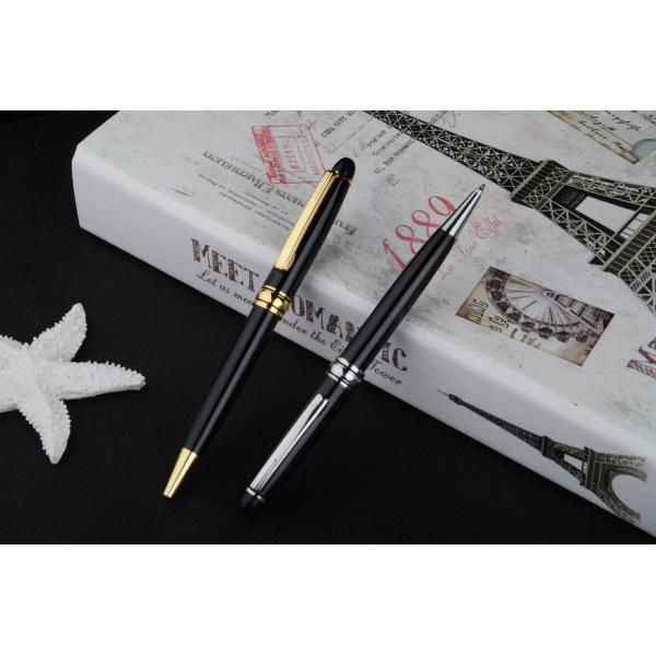 Sopesado Regalo Ejecutivo Logotipo personalizado Rosa Oro Bolígrafo para Profesionales