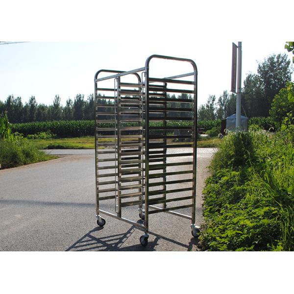 Вагонетка пекарни Ss304 фаст-фуда 0.7mm с подносами