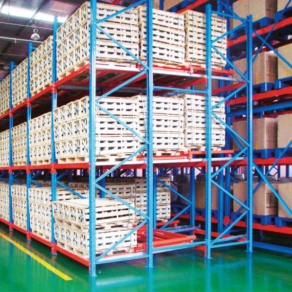 La palette sélective étire la couleur résistante du système RAL de stockage d'entrepôt