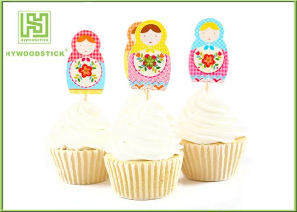 Customized Design Disney Princess Cupcake Toppers Picks 9 / 12cm Length