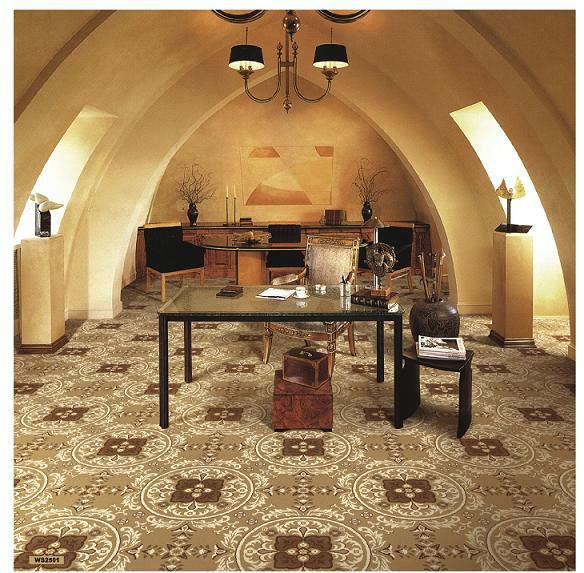 Durable Commercial Flooring 100 Polypropylene Material Jacquard Style