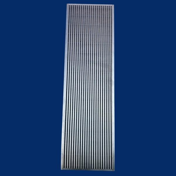 wedge wire screen panel  or v wire filter plate or johnson screen plate / arc screen plate / sieve bend screens