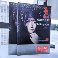Foto brillante 260gsm de papel de RC A4 para casarse los álbumes de Photograthy
