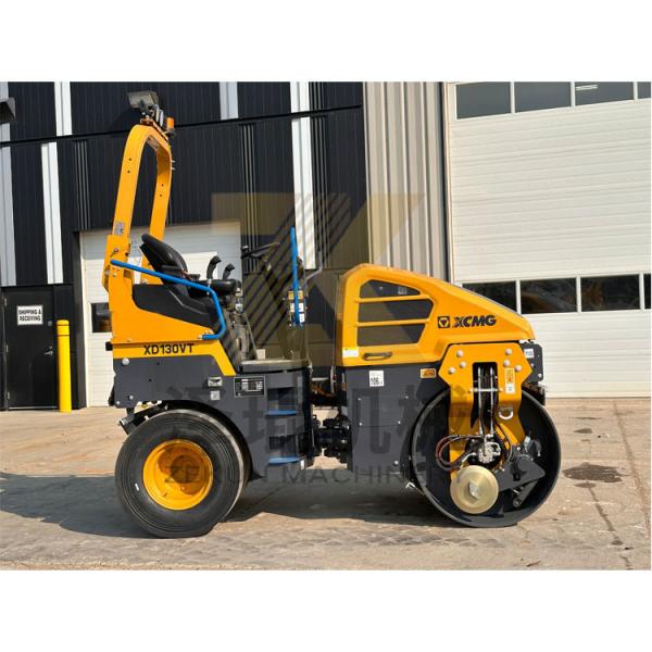 4 Ton XCMG XD130VT Vibratory Roller for Road Construction For Sale