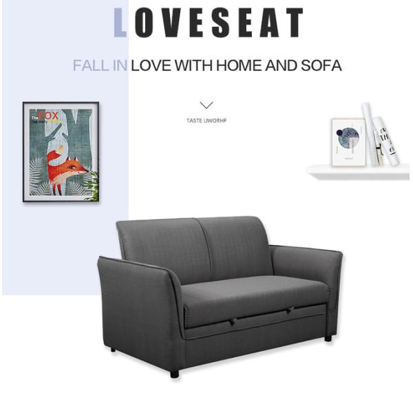 OEM/ODM Furniture Manufacturer 2 seaters sofa bed high quality loveseat sleeper sofa for living room foldable sofa bed