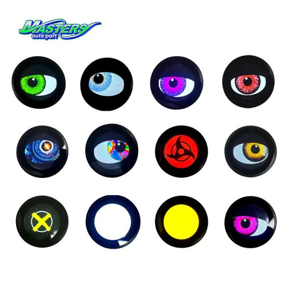 Multicolor Demon Eyes Projector LED de 3 polegadas Acessórios para automóveis