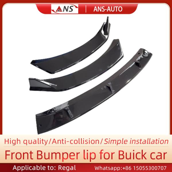 Against Scrapes Front Car Bumper Lip Sturdy Rubber For Buick Regal