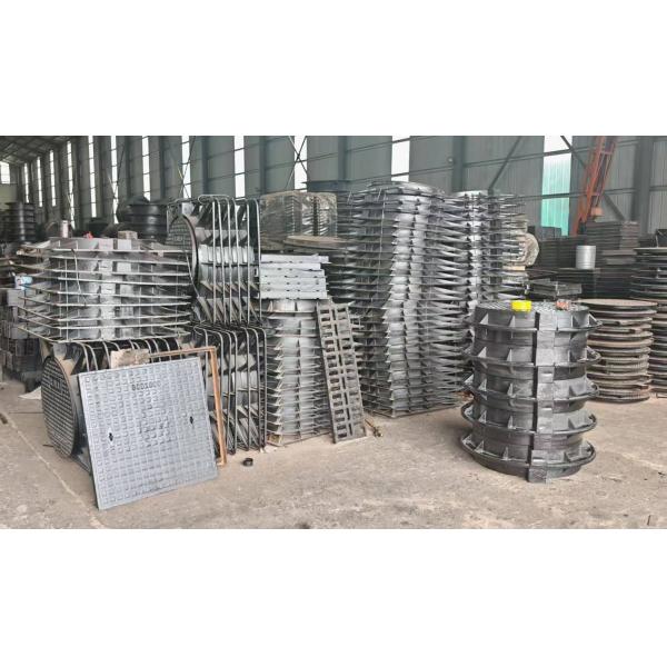 Tapa de registro de hierro dúctil de alta resistencia con buena tenacidad y fuerte resistencia a la corrosión para aplicaciones de carga pesada