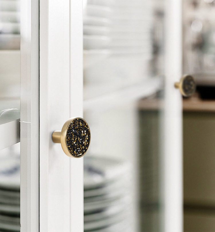 Hot Selling Zinc Shell Drawer Knobs Colorful Pulls for Kitchen Cabinets Bedrooms Bathrooms Outdoor Warehouse Living Room Screws