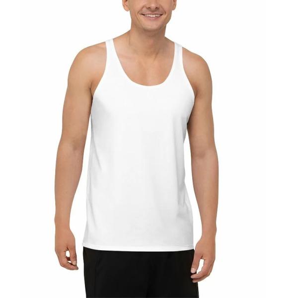 China Manufacturer Custom Casual Sport Men Slim Fit Blank Fitted Tank Top for Gym