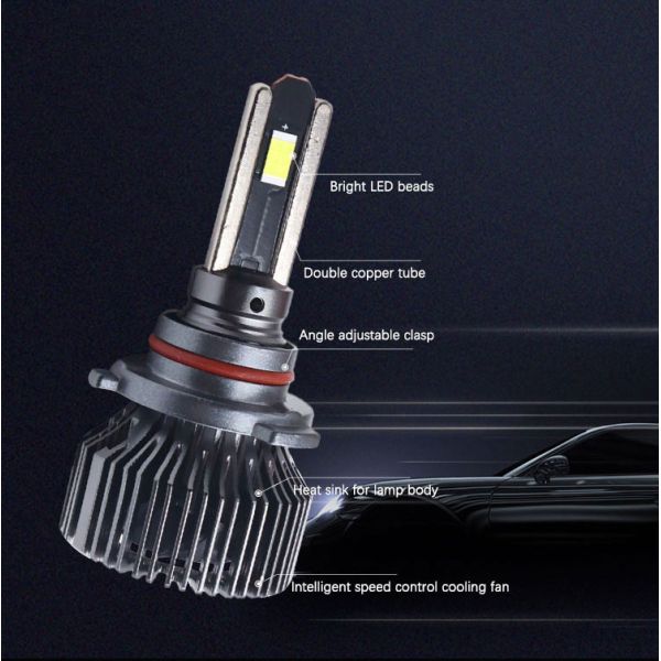 High Performance 200W Led Headlight 12000Lm Brightness Led Headlights 9005 Car Led Headlight