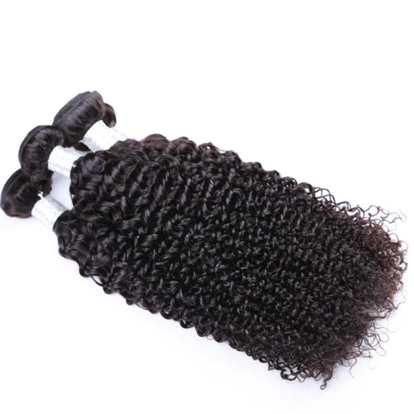 Расширения 3 Веаве человеческих волос вьющиеся волосы 7А Перувайн девственницы Кинкы связывают