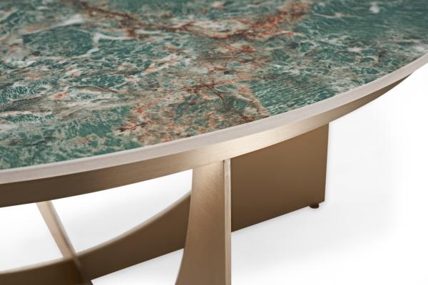 Round Marble Top Coffee Table Luxury Home Furniture Contemporary Marble Coffee Table