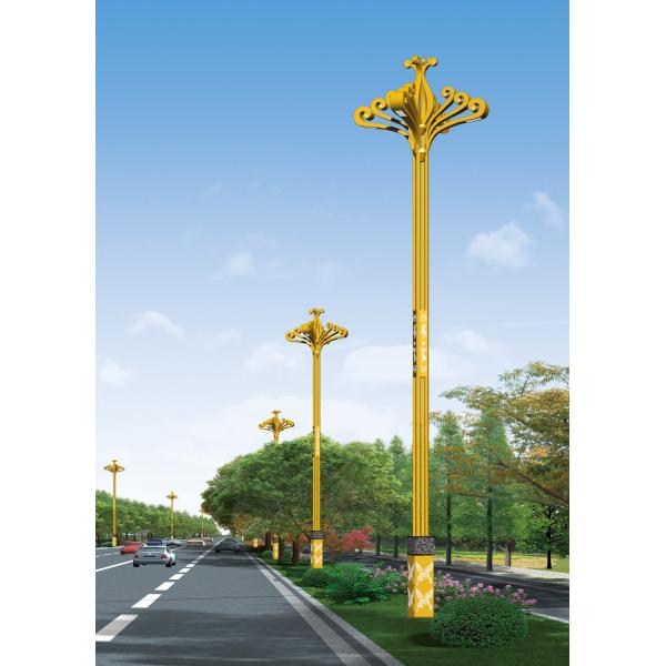 Taille des réverbères de la chaussée LED Polonais 90w 100w 6m 8m 10m 12m