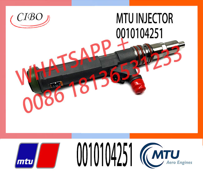 Remanufactured высококачественный инжектор топлива 0010104251 для MTU двигателя дизеля инжектора 1600 топлива VTO-B160BM 0010104251/71