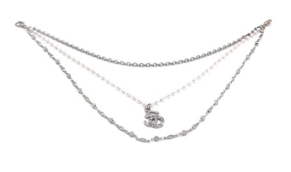 Fashion Faux Pearl Necklace , pendant gold necklace for Girl OEM ODM