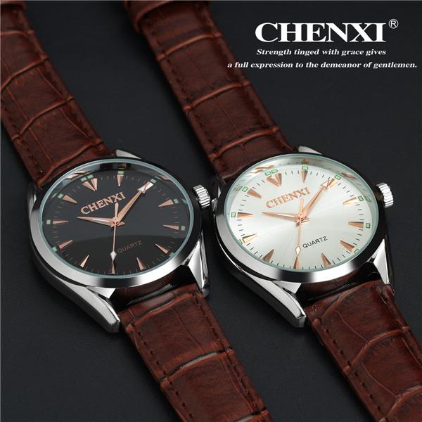 Branding Watches CURREN Charming Stainless Steel Caseback Watches Man Wholesale Price Quartz Leather Watches